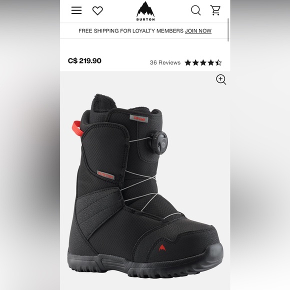 Burton Zipline BOA® Snowboard Boots kids - Picture 2 of 8